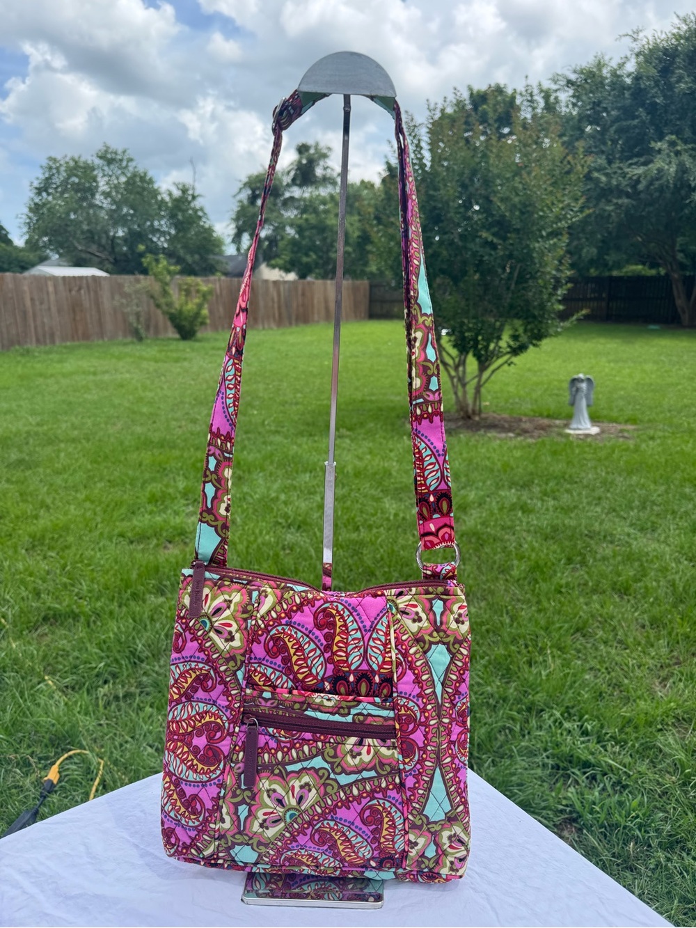 Vera Bradley Retired Resort Medallion Hipster Adjustable Crossbody